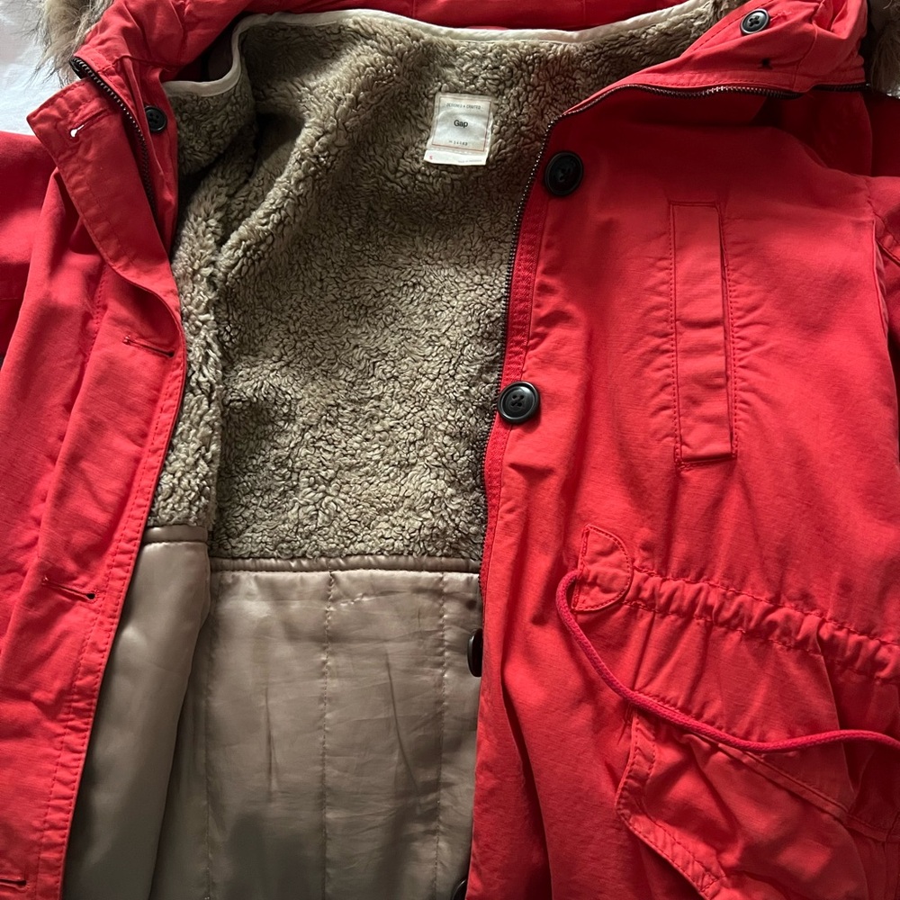 Gap Drawstring Parka Jacket - image 4